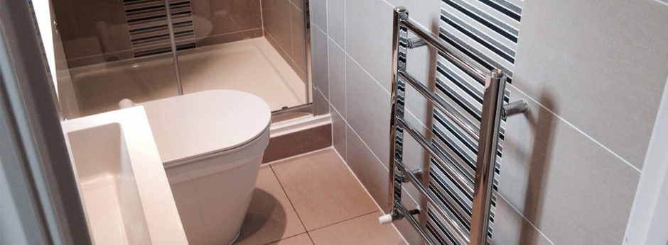 supplying and installing full bathroom suites using eastbrook products.